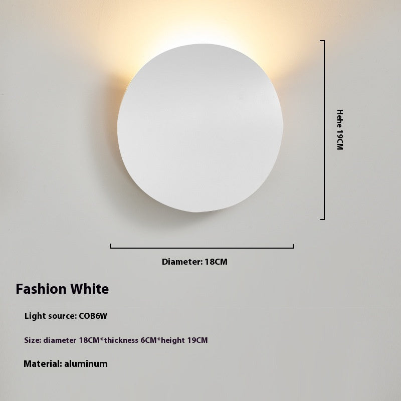 Lumisaxon | Simple Bedside Lamp Round Aisle Wall Lamp
