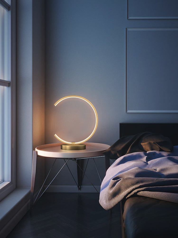 Lumisaxon | All Copper Table Minimalist Living Room Bedside Lamp