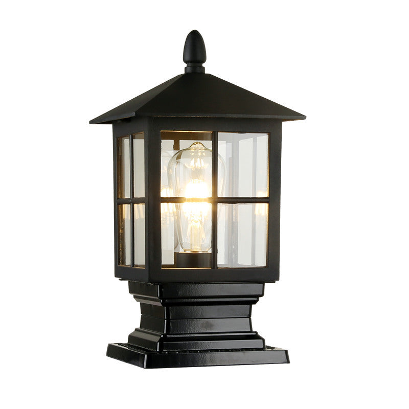 Lumisaxon | Simple Outdoor Pillar Lamp Waterproof And Rust-Proof