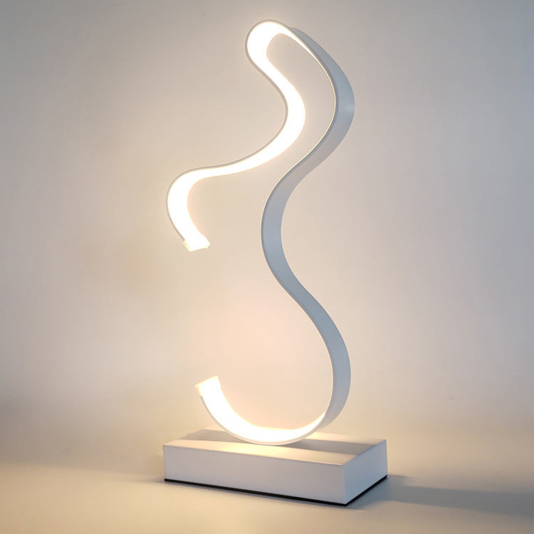Lumisaxon | Post Shaped Table Lamp Romantic Bedroom