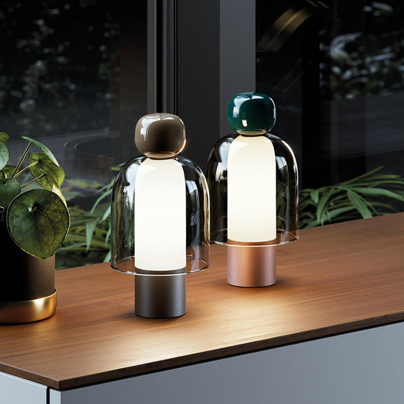 Lumisaxon | Simple Glass Table Lamp Nordic Living Room Dining Bar