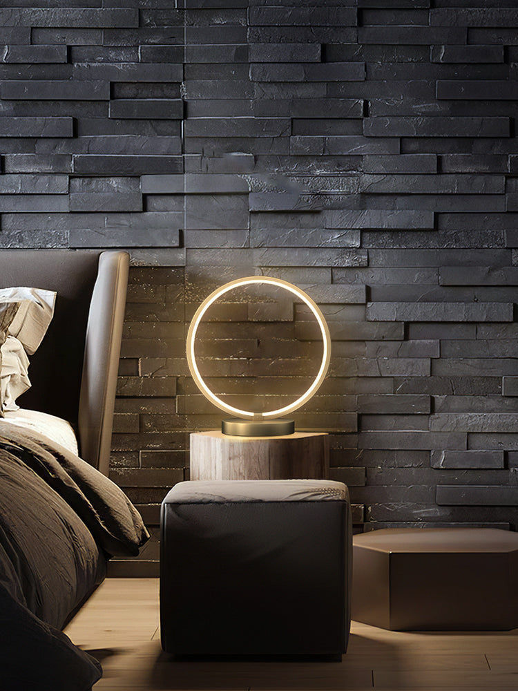 Lumisaxon | All Copper Table Minimalist Living Room Bedside Lamp