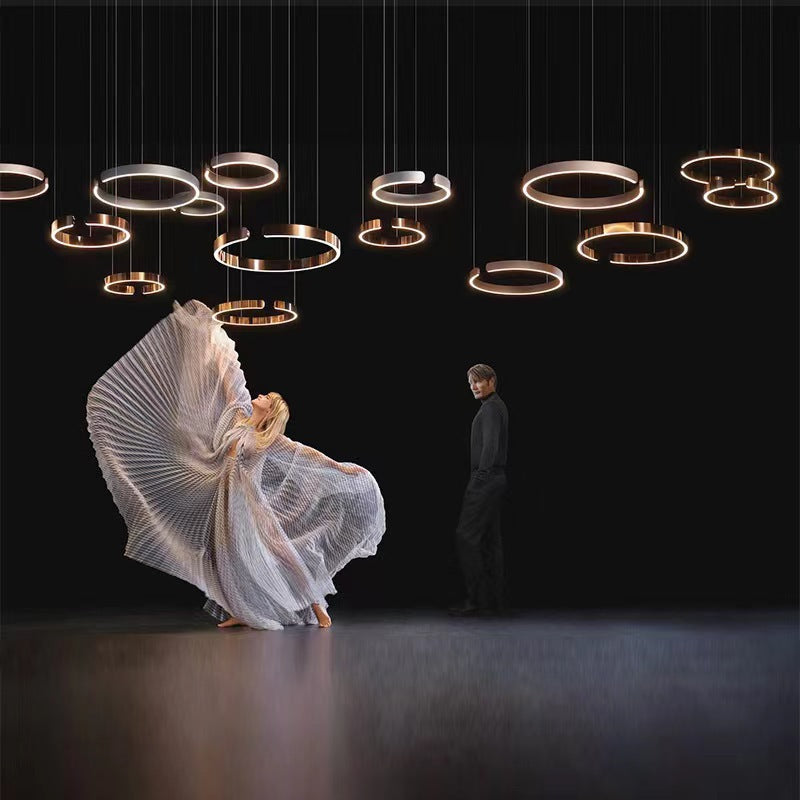 Lumisaxon | Led Full-Spectrum Modern Dining Room Chandelier With A Light-Luxury Design