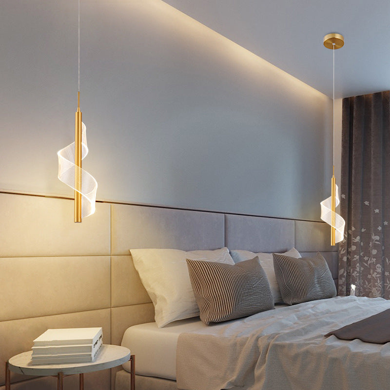 Lumisaxon | Modern Simple And Light Luxury Bedroom Bedside Chandelier