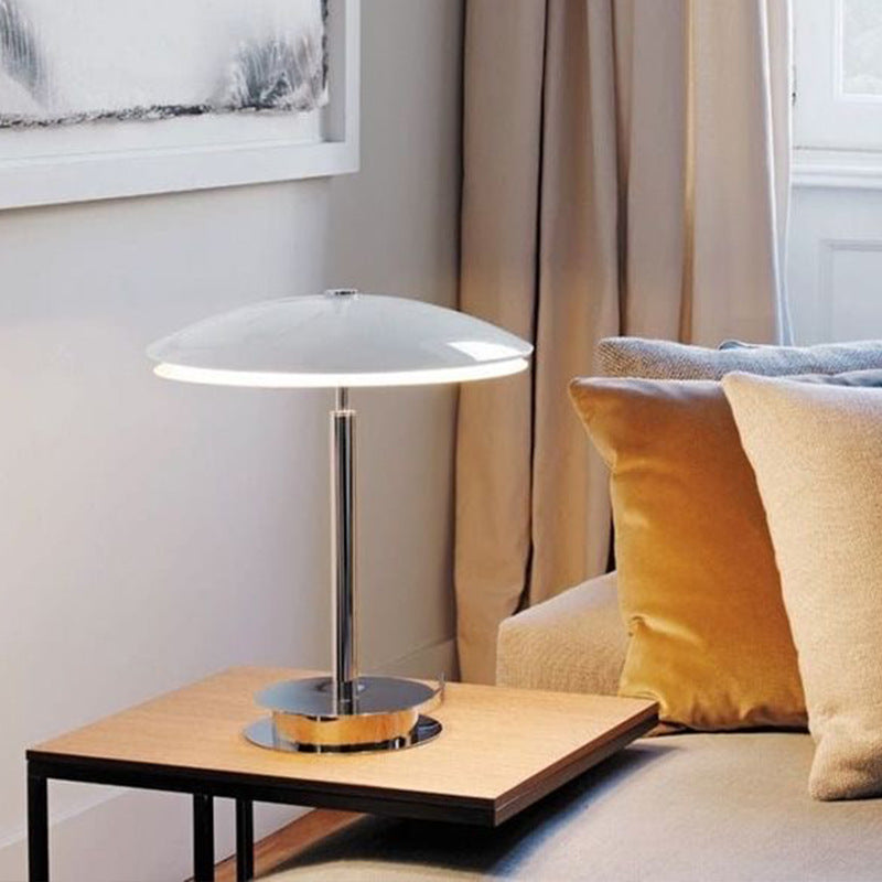 Lumisaxon | Mushroom Wrought Iron Simple Bedroom Bedside Lamp Metal Table Lamp