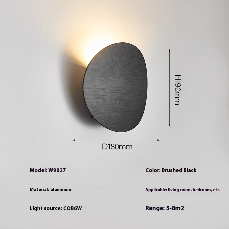 Lumisaxon | Simple Bedside Lamp Round Aisle Wall Lamp