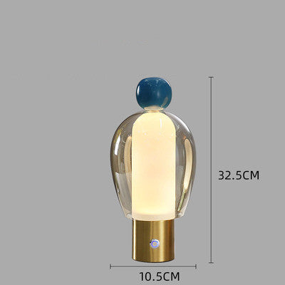 Lumisaxon | Simple Glass Table Lamp Nordic Living Room Dining Bar
