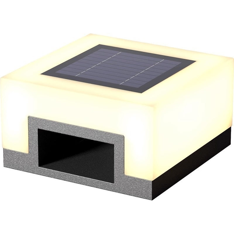 Lumisaxon | Outdoor Solar-Powered Stainless Steel Waterproof Courtyard Lights