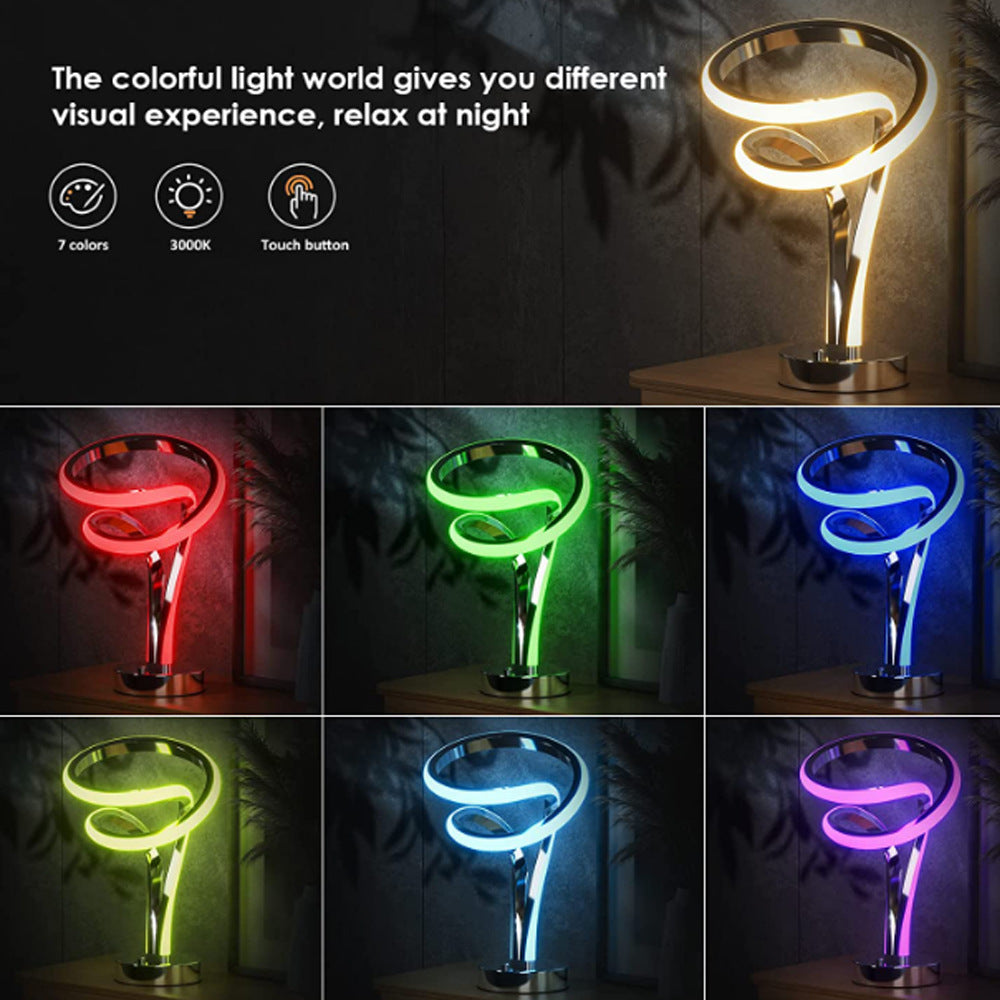 Lumisaxon | Aluminum Alloy Bar Table Lamp Led Wooden Eye Protection Table Lamp Can Be Used For Usb Charging