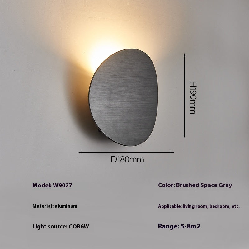 Lumisaxon | Simple Bedside Lamp Round Aisle Wall Lamp
