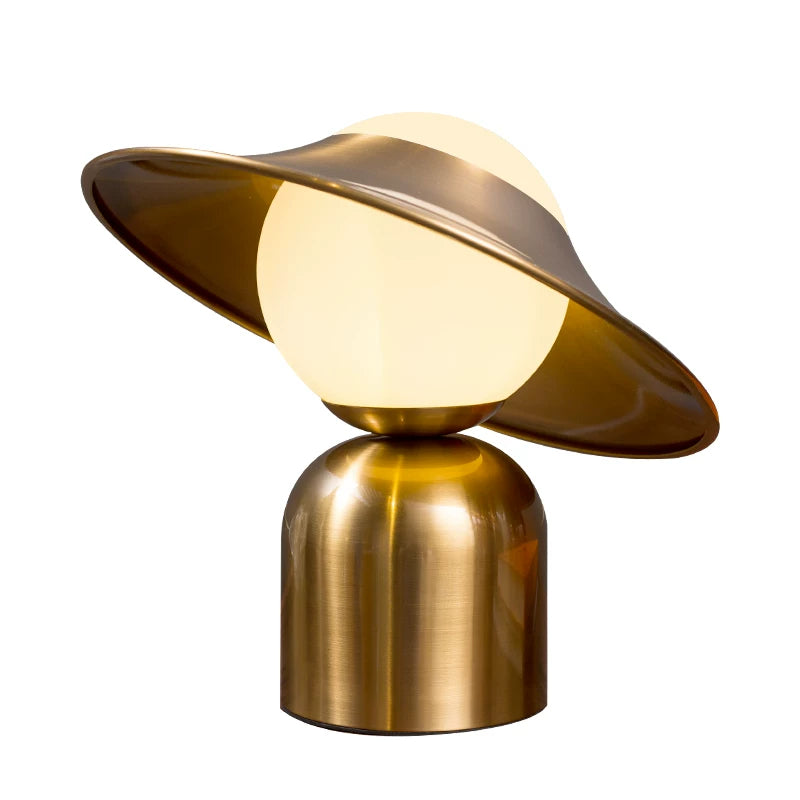 Lumisaxon | Modern Light Luxury Table Lamp Nordic Simple Designer Bedroom Bedside Lamp Glass High Sense Living Room Decorative Lamp