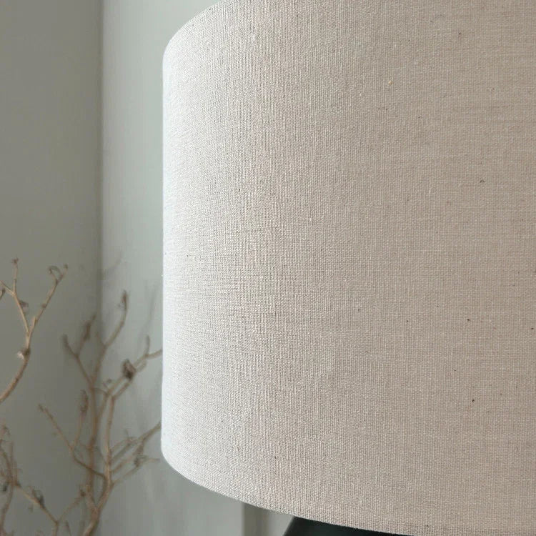 Lumisaxon | Wabi-Sabi Style Simple Table Lamp For Guesthouses Retro Mid-Century Zen-Luxury Decorative Sideboard Light Bedside Lamp