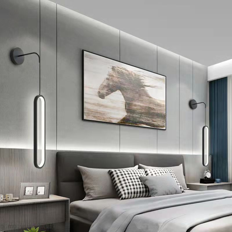 Lumisaxon | Bedside Wall Lamp Living Room Wall Light Bulb Nordic Minimalist