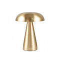 Lumisaxon | Mushroom-Shaped Ambient Light, Suitable For Bedrooms, Restaurants, Cafes, And Bar Booths. It Is A European-Style Small Table Lamp With Touch Control And Rechargeable Functionality.