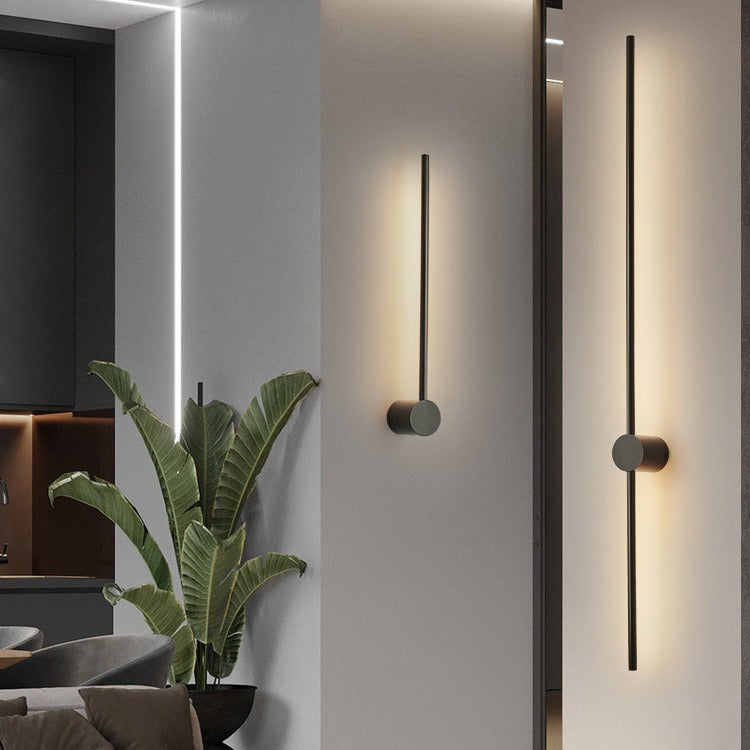 Lumisaxon | Rotatable Minimalist Strip Wall Lamp Living Room Wall Light Bulb