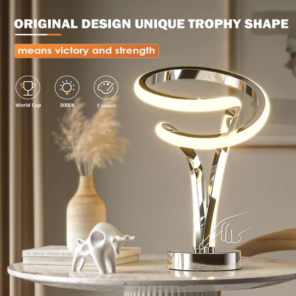 Lumisaxon | Aluminum Alloy Bar Table Lamp Led Wooden Eye Protection Table Lamp Can Be Used For Usb Charging