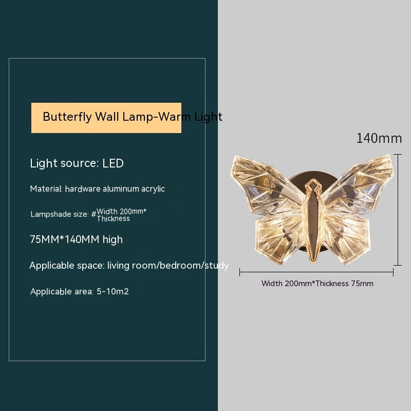 Lumisaxon | Butterfly Bedroom Decorative Lamp Wall Lamp