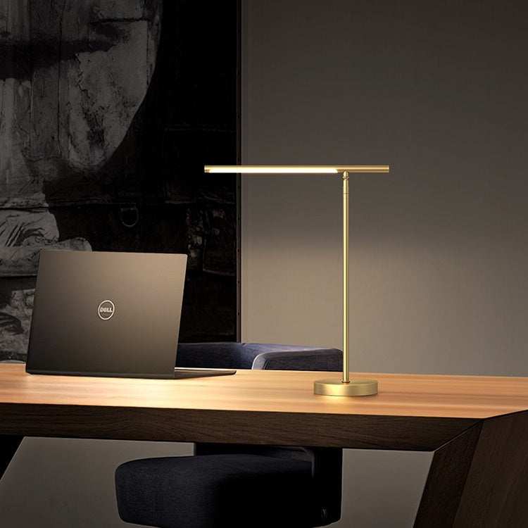 Lumisaxon | Brass Modern Lamp Luxury Simplicity With Added Rocker Arm Table Lamp