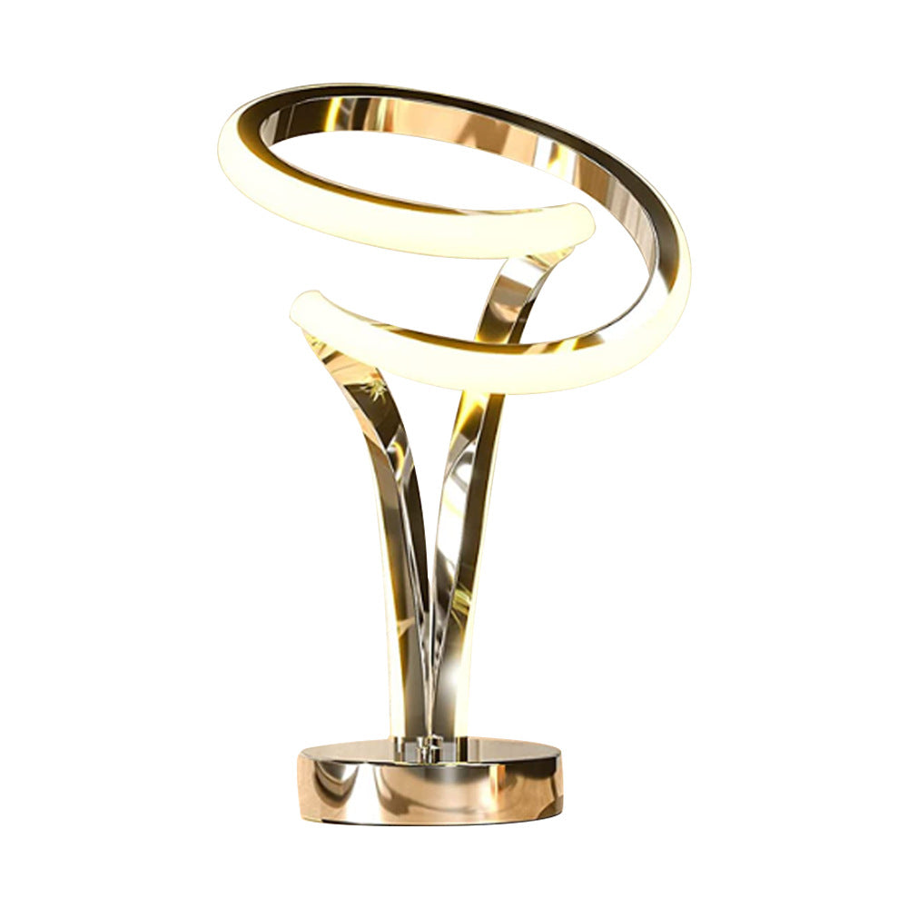 Lumisaxon | Aluminum Alloy Bar Table Lamp Led Wooden Eye Protection Table Lamp Can Be Used For Usb Charging