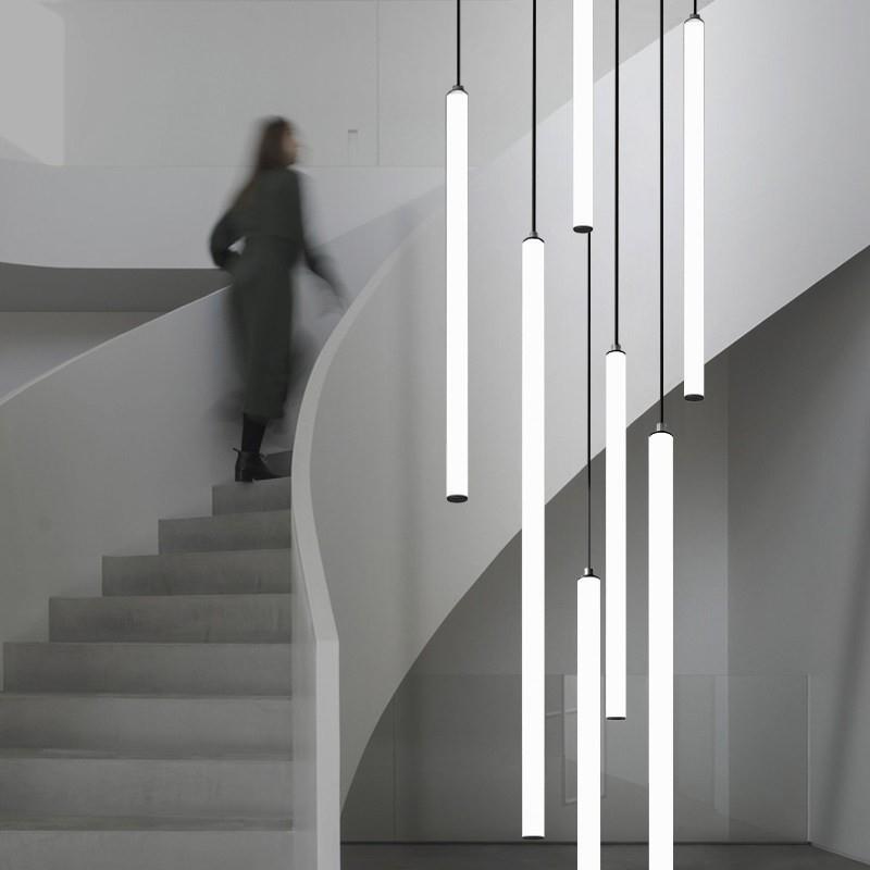 Lumisaxon | Rotating Staircase Duplex High-Rise Chandelier