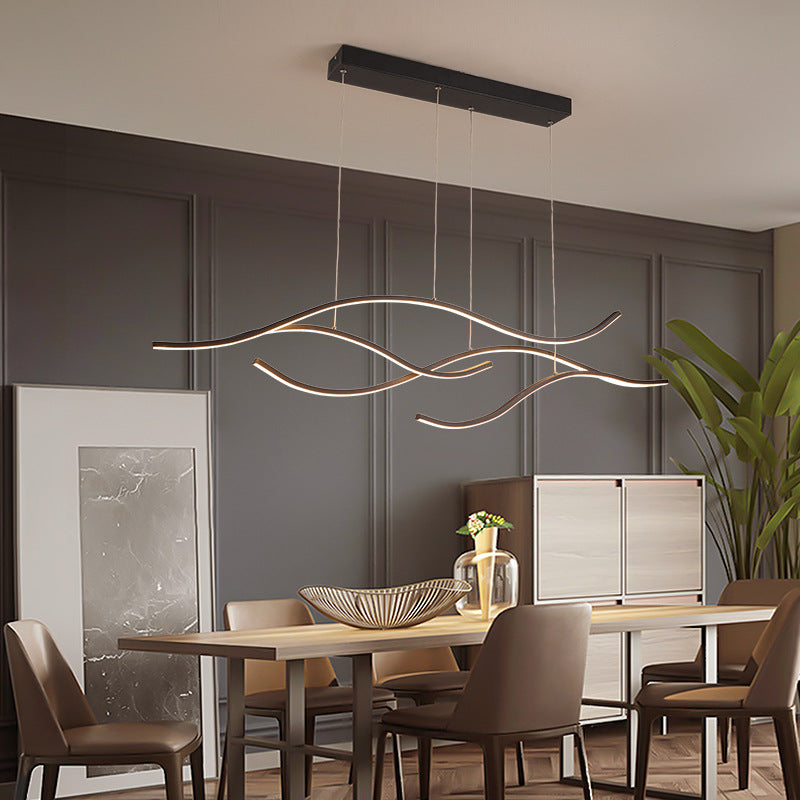 Lumisaxon | Led Dining-Room Lamp Nordic Room European Simple Designer Office Golden Chandelier