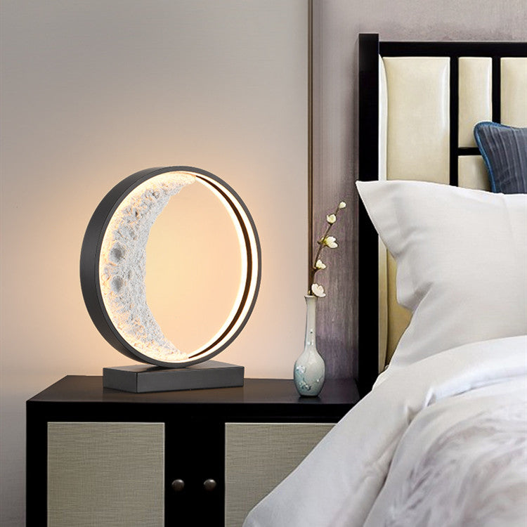 Lumisaxon | Nordic Decorative Bedroom Crescent Shape Table Lamp