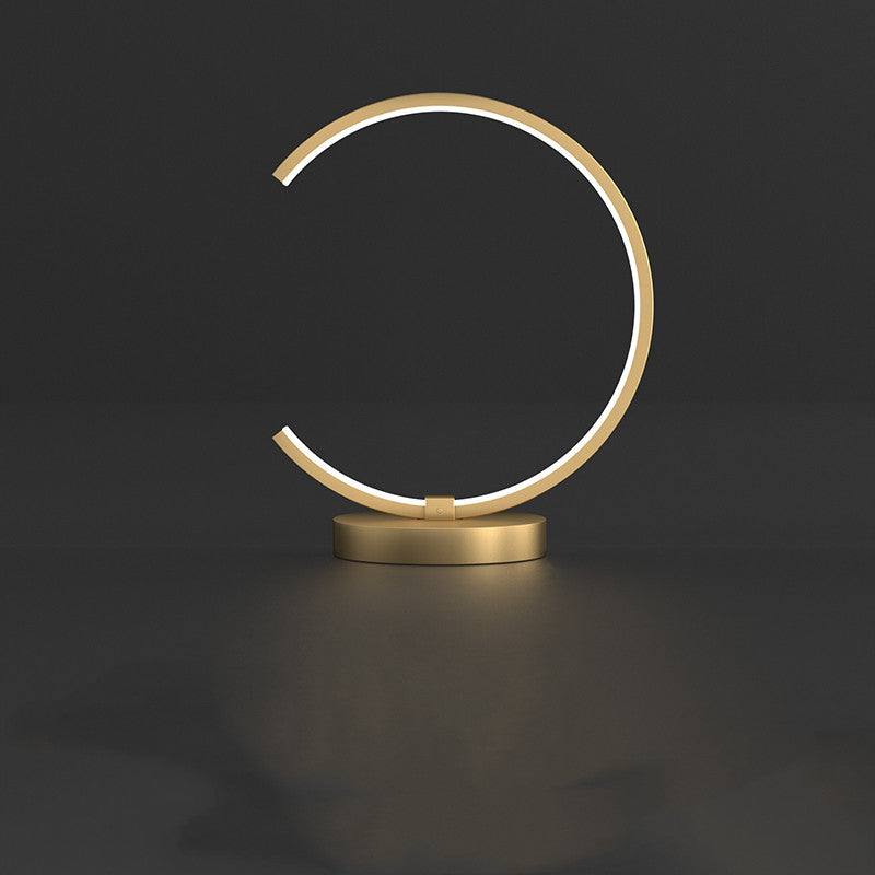Lumisaxon | All Copper Table Minimalist Living Room Bedside Lamp
