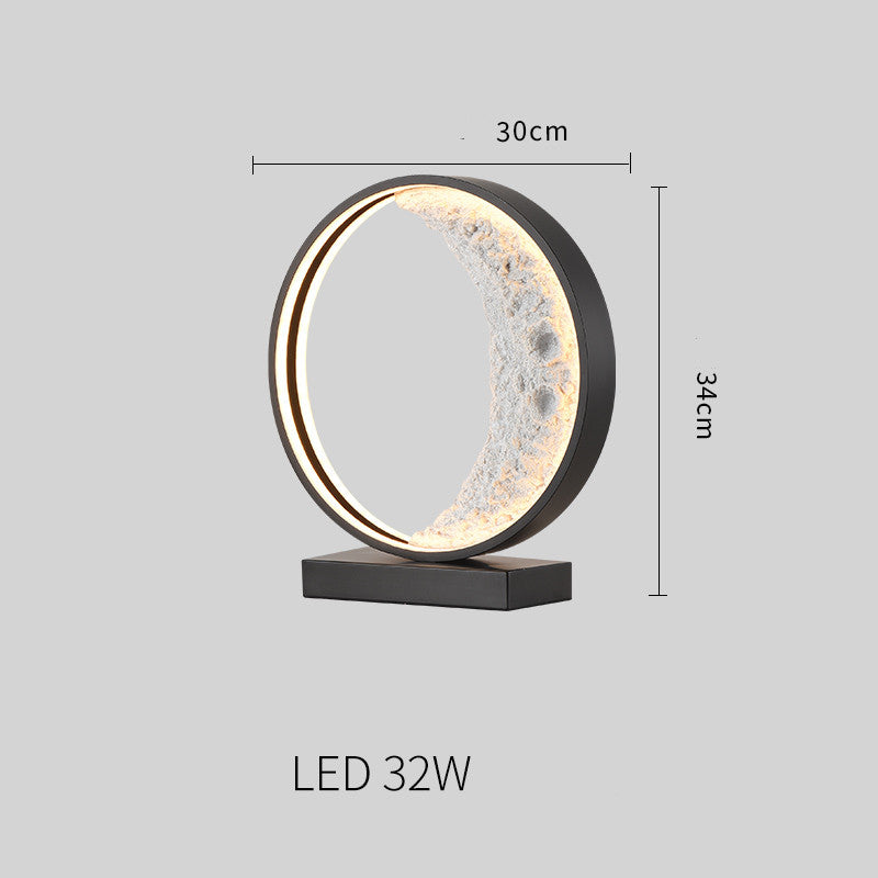 Lumisaxon | Nordic Decorative Bedroom Crescent Shape Table Lamp