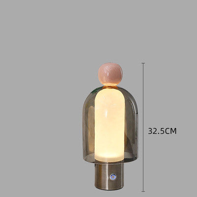 Lumisaxon | Simple Glass Table Lamp Nordic Living Room Dining Bar