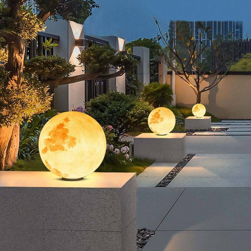 Lumisaxon | Pillar Lamp Outdoor Wall Moon Light Power-On Door