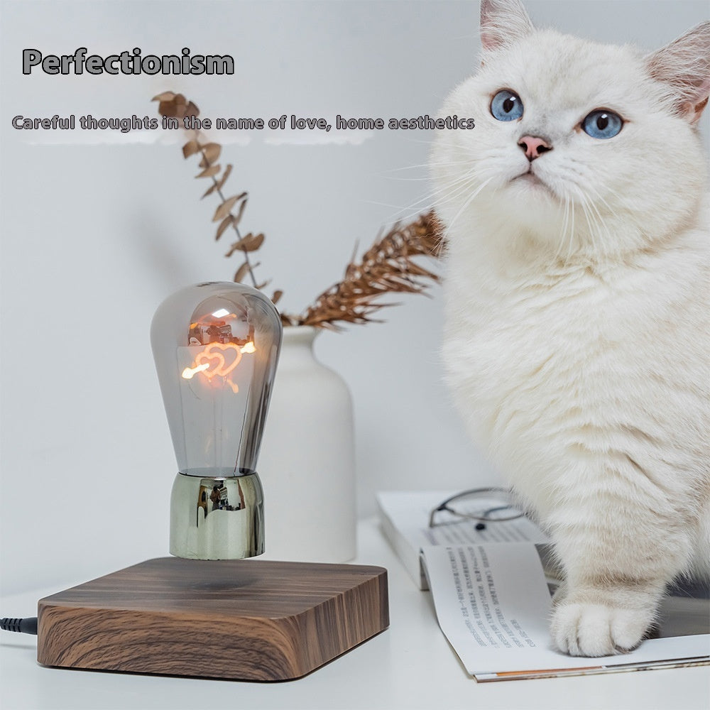 Lumisaxon | Magnetic Suspension Bulb Table Lamp Night Light Living Room Bedroom Study Room Decoration Desk Lamp