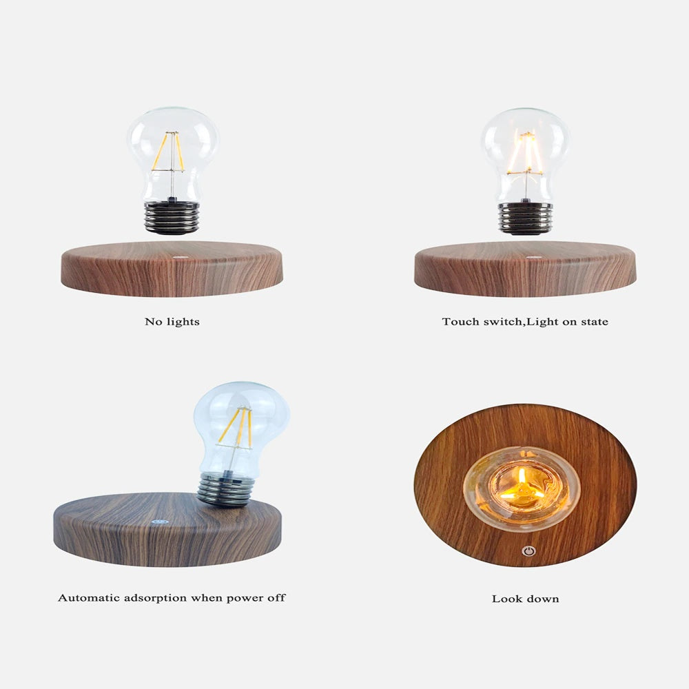 Lumisaxon | Magnetic Levitation Bulb Night Light Desktop Decoration Table Lamp Ornaments