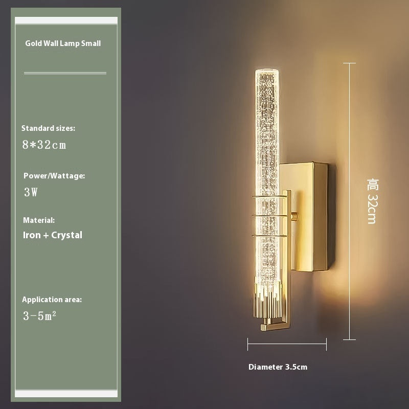 Lumisaxon | Bedroom Bedside Simple Background Wall Lamp