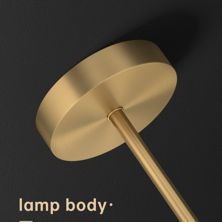 Lumisaxon | Brass Modern Lamp Luxury Simplicity With Added Rocker Arm Table Lamp