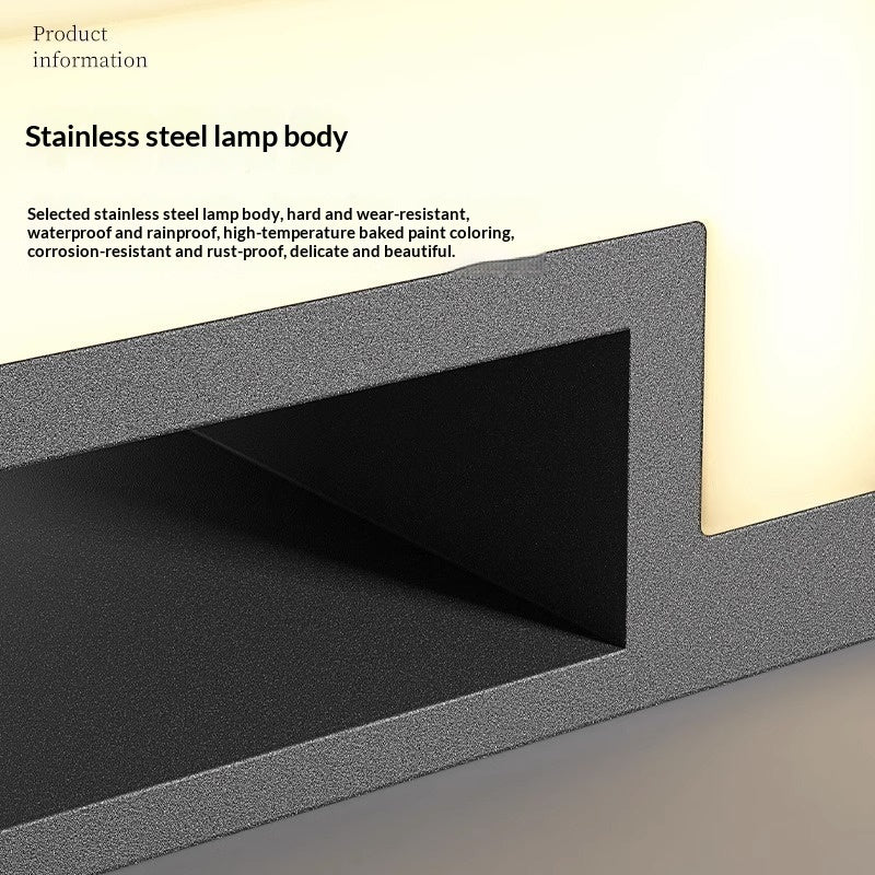 Lumisaxon | Outdoor Solar-Powered Stainless Steel Waterproof Courtyard Lights